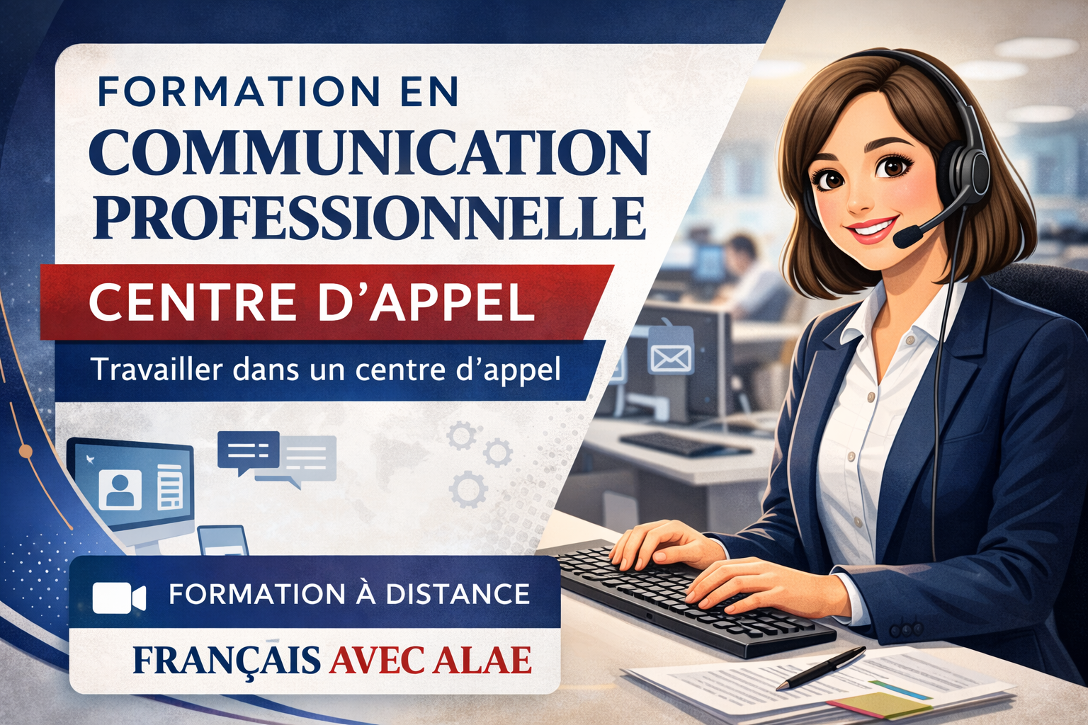 Communication centre d'appel